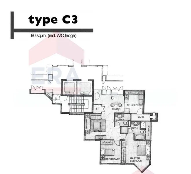 2 Bed Condo for Rent in  Carissa Park Condominium - Image 17