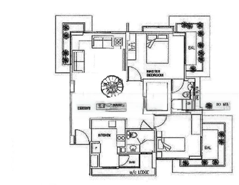 2 Bed Apartment (Condo) for Rent in  Emily Residence - Image 17