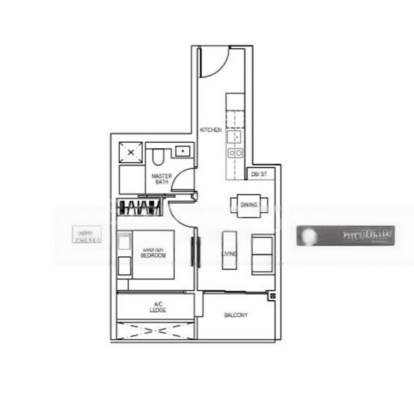 1 Bed Condo for Rent in  Sky Everton - Image 7