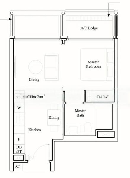 1 Bed Condo for Sale in  The Reef At King's Dock - Image 8