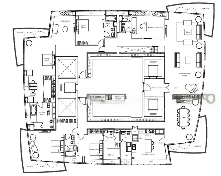 4 Bed Condo for Sale in  One Shenton - Image 15