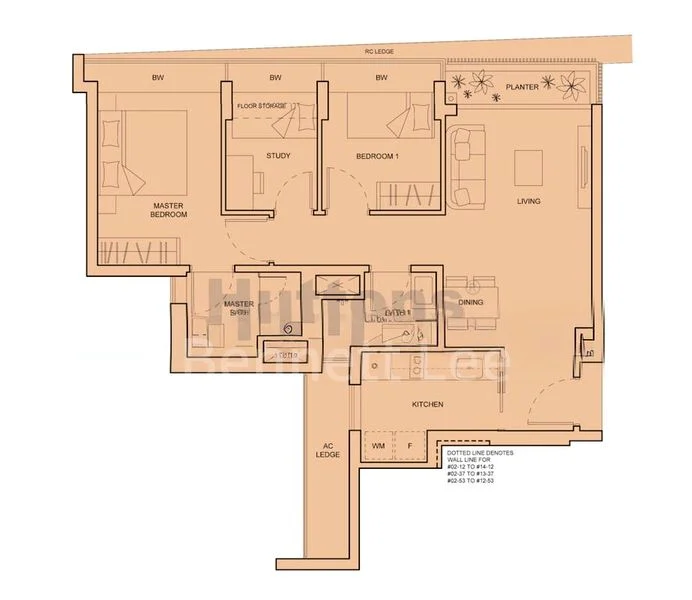 3 Bed Condo for Rent in  The Palette - Image 9