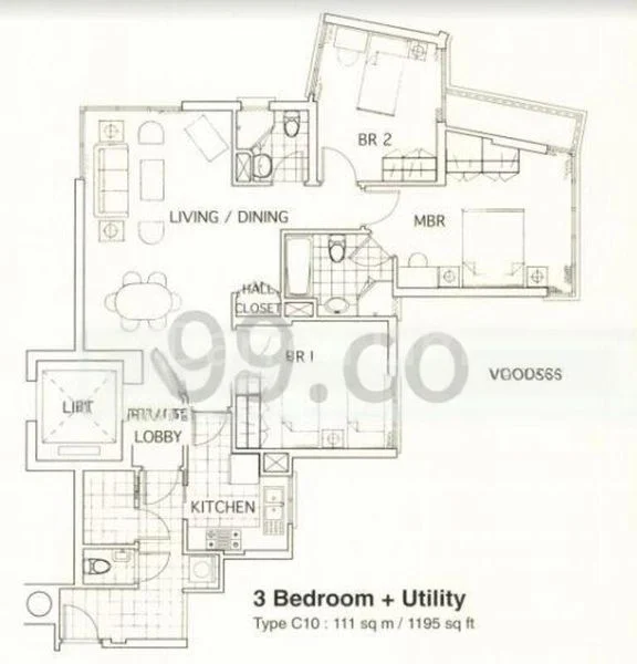 3 Bed Condo for Sale in  The Mayfair - Image 14