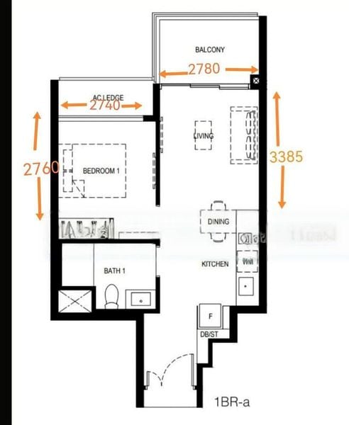 1 Bed Condo for Rent in  Normanton Park - Image 9