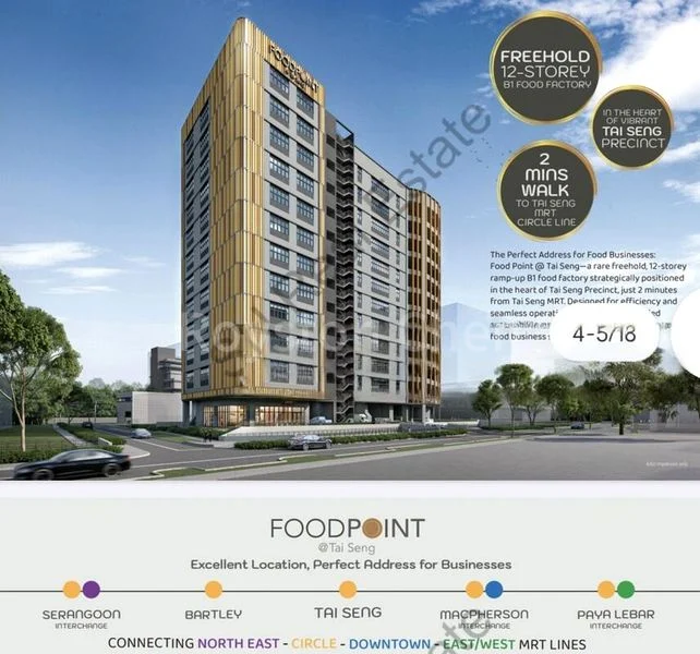 Light Industrial (B1) for Sale: Food Point, Tai Seng - Image 1