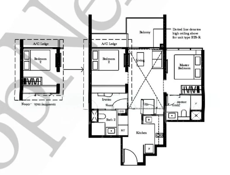 2 Bed Condo for Sale in  The Garden Residences - Image 9