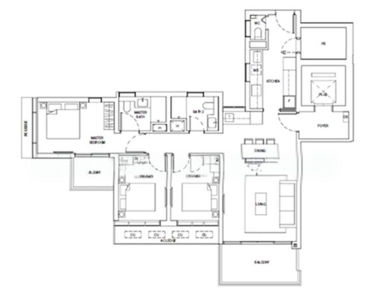 3 Bed Condo for Rent in  Newport Residences / Newport Tower - Image 17