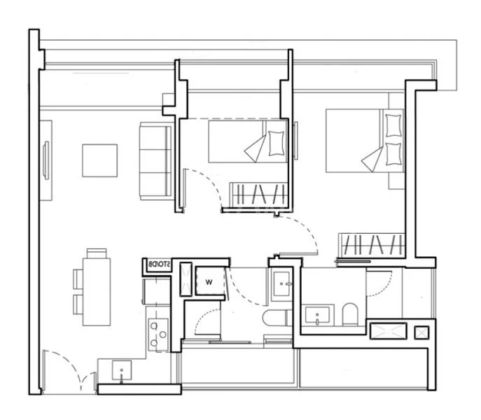 2 Bed Condo for Rent in  D'nest - Image 6