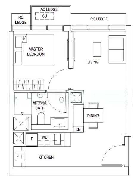 1 Bed Condo for Rent in  One Bernam - Image 4