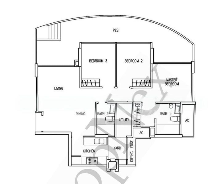 3 Bed Executive Condo for Sale in  The Tampines Trilliant - Image 12