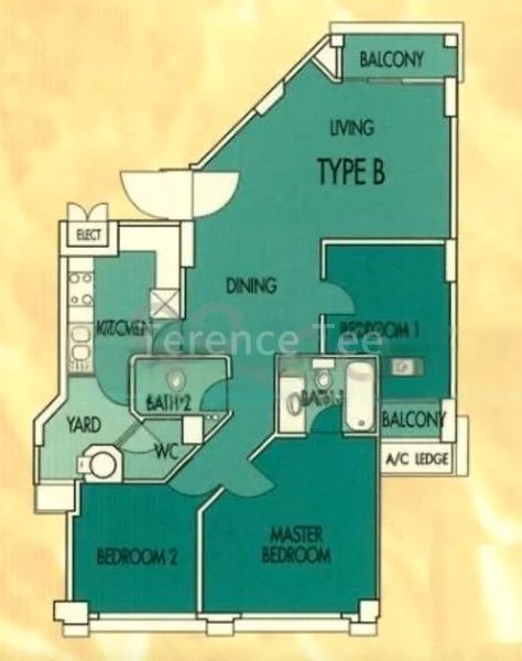 3 Bed Apartment (Condo) for Sale in  Santa Fe Mansions - Image 20