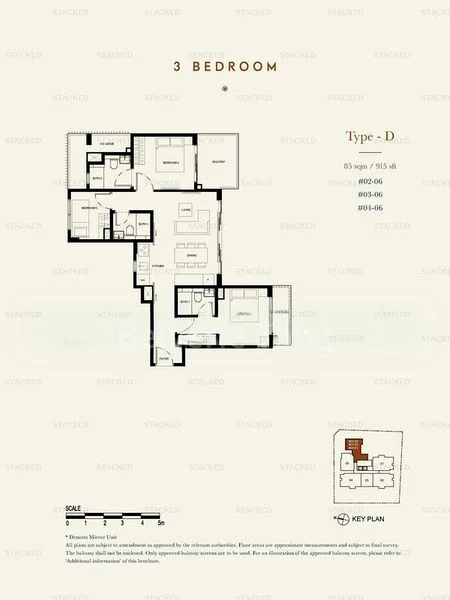 3 Bed Condo for Rent in  38 Jervois - Image 16