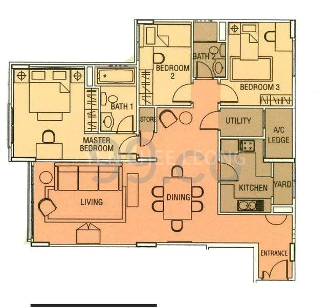 Common Room (Condo) for Rent in  Simei Green Condominium - Image 6