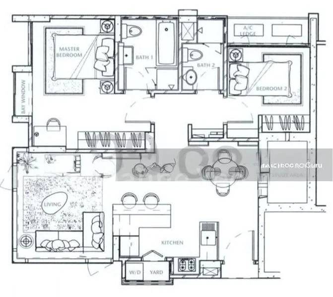 2 Bed Apartment (Condo) for Rent in  Mill Point - Image 14