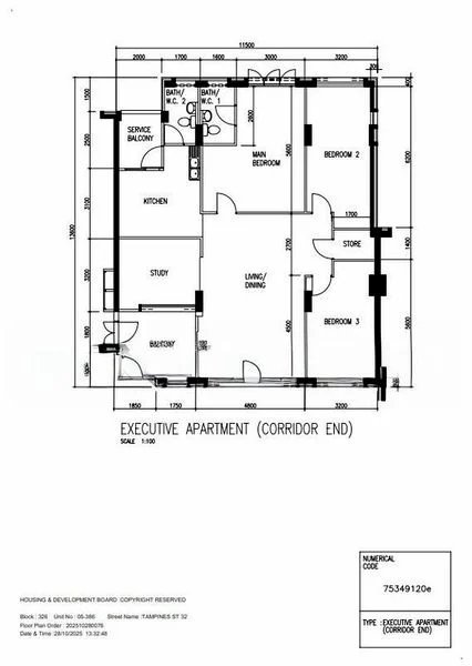 Executive HDB for Rent in  326 Tampines Street 32 - Image 11