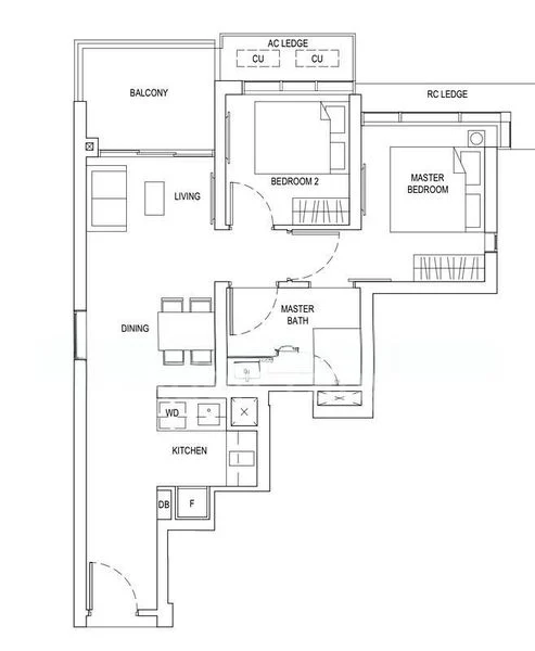 2 Bed Condo for Rent in  Newport Residences / Newport Tower - Image 7