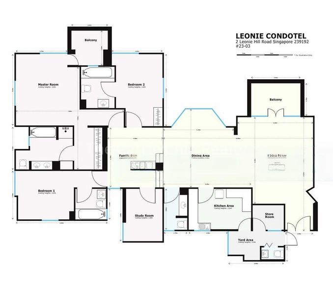 4 Bed Condo for Rent in  Leonie Condotel - Image 23