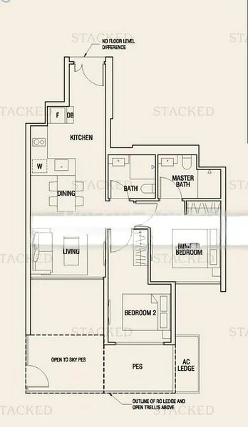2 Bed Condo for Rent in  Thomson Three - Image 4