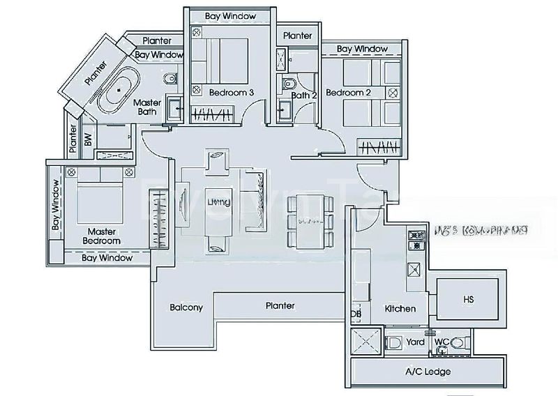 3 Bed Condo for Rent in  Iresidences - Image 8