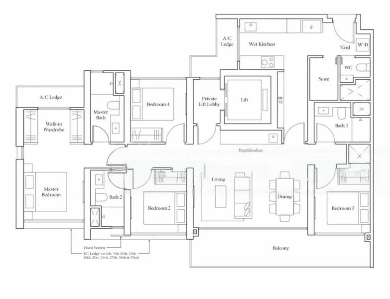 4 Bed Condo for Sale in Avenue South Residence - Image 18