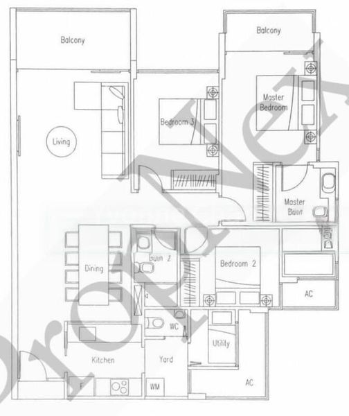 3 Bed Apartment (Condo) for Sale in Waterscape At Cavenagh - Image 12