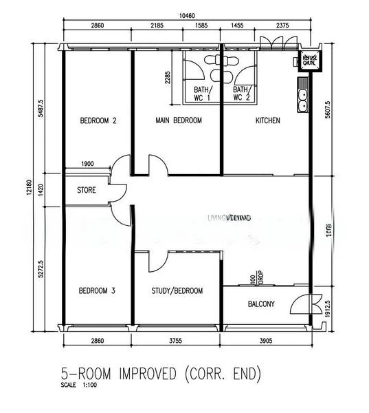 5 Room (5I) HDB for Sale in  163 Simei Road - Image 13