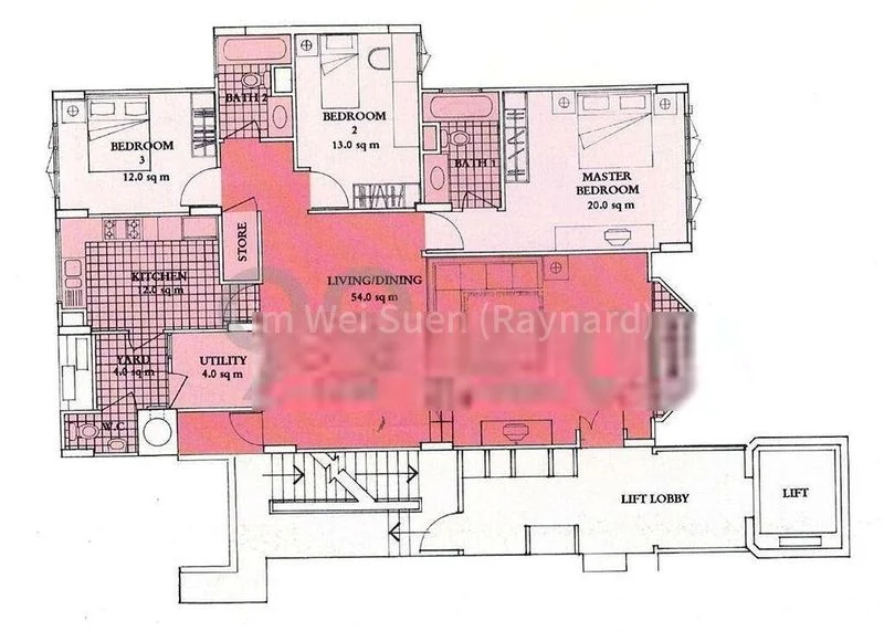 3+1 Bed Condo for Rent in  Hume Park I - Image 15