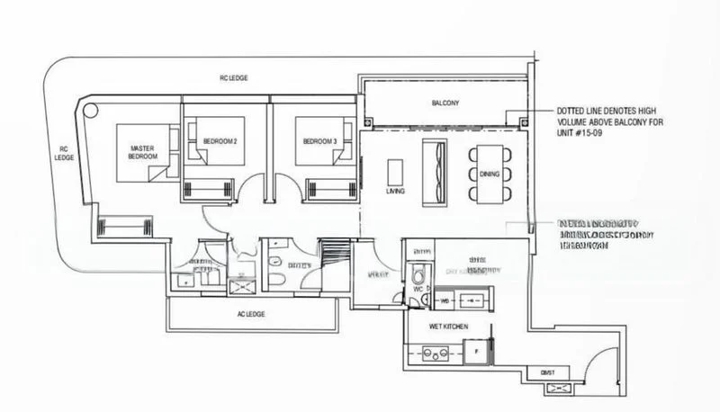 3 Bed Condo for Rent in One-North Eden - Image 8