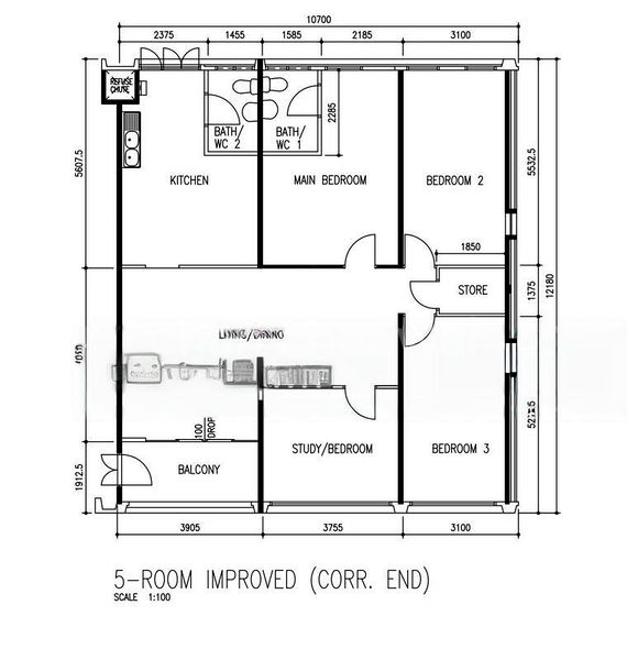 5 Room (5I) HDB for Sale in 159 Simei Road - Image 12