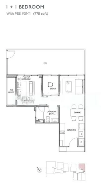 1 Bed Condo for Sale in  1919 - Image 13