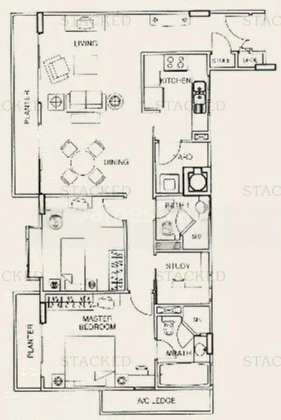 2 Bed Condo for Rent in  Nathan Place - Image 15