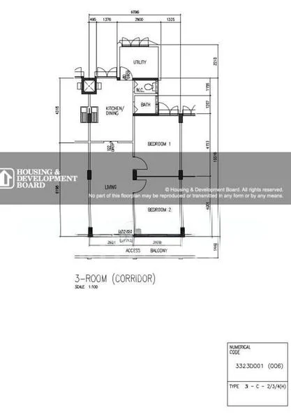 3 Room (3I) HDB for Sale in  1 Ghim Moh Road - Image 13