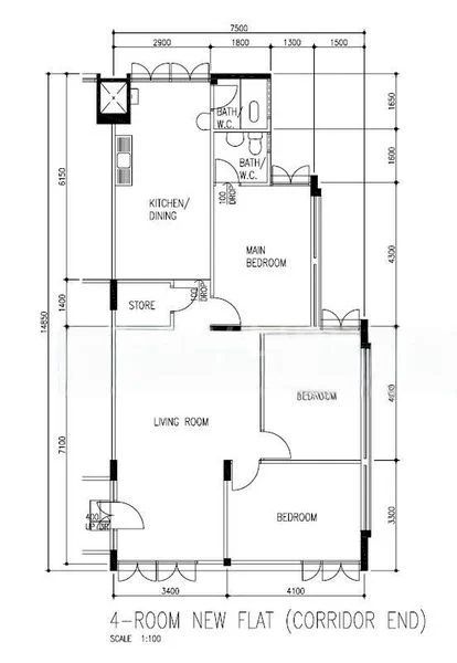 4 Room (4NG) HDB for Rent in  148 Bukit Batok West Avenue 6 - Image 6