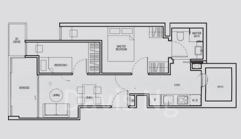 2 Bed Condo for Rent in  Noma - Image 5