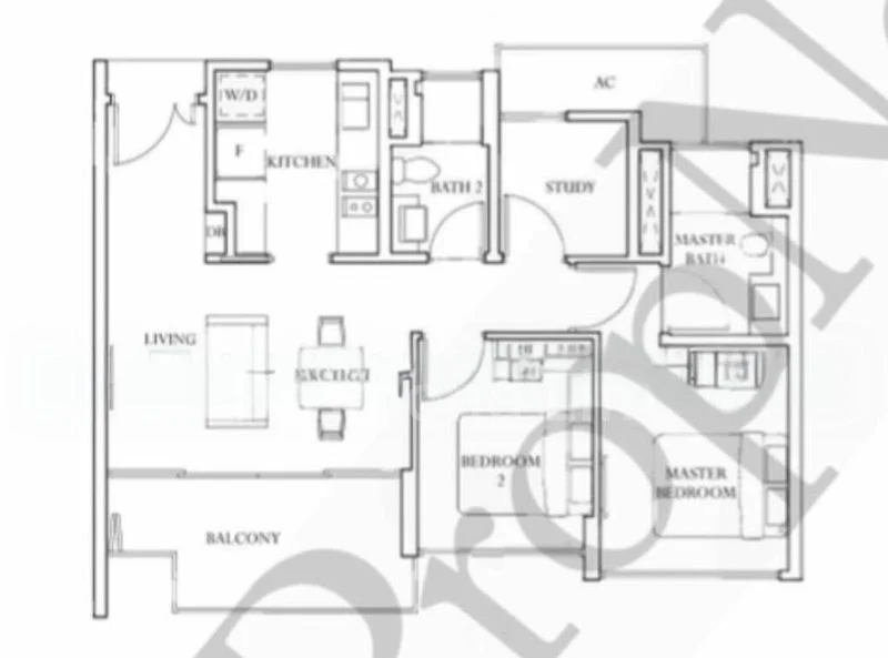 2 Bed Condo for Rent in  The Inflora - Image 8