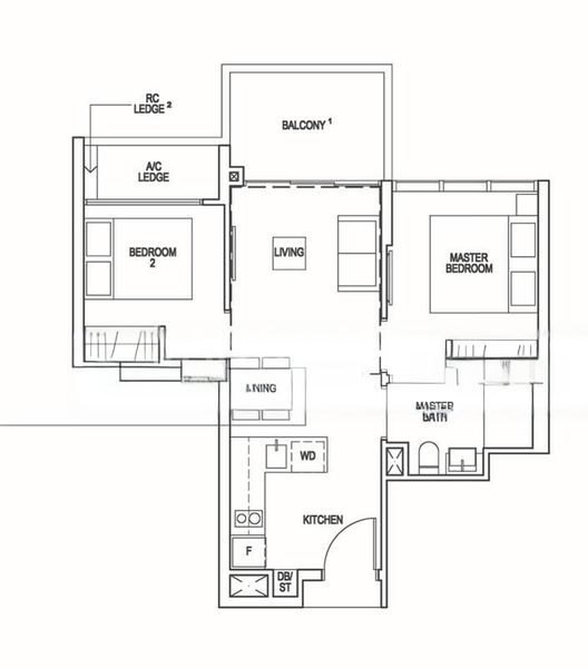 2 Bed Condo for Sale in  Riverfront Residences - Image 14