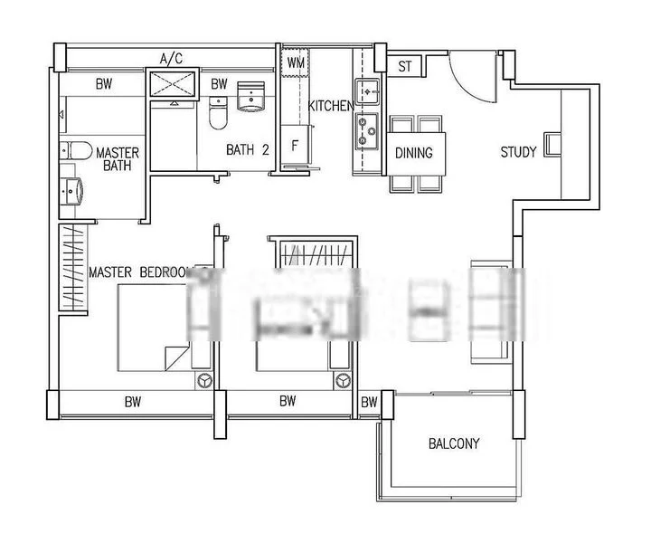 2 Bed Condo for Rent in  Residences Botanique - Image 6