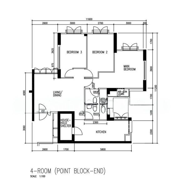 4 Room (4A) HDB for Sale in 47 Jalan Tiga - Image 7