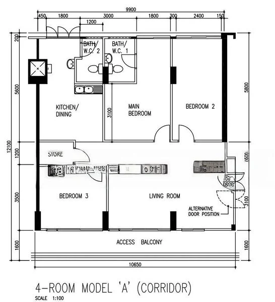 Room (HDB) for Rent in  403 Serangoon Avenue 1 - Image 6