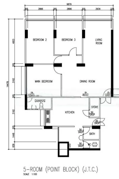 5 Room (5STD) HDB for Rent in  413 Pandan Gardens - Image 12