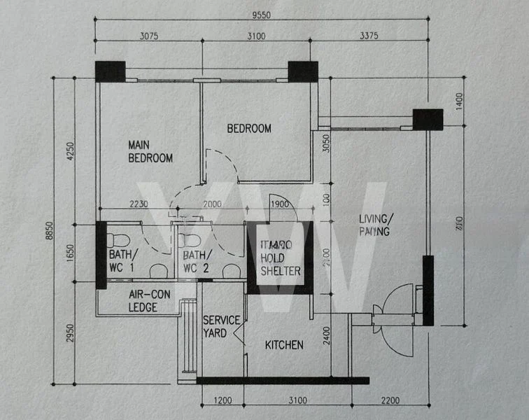 3 Room (3A) HDB for Sale in  96B Henderson Road - Image 7