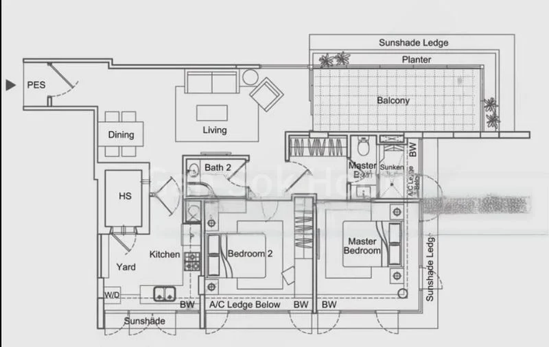 2 Bed Condo for Rent in  Casa Fortuna - Image 11