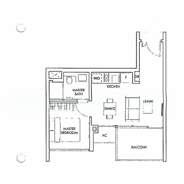 1 Bed Condo for Rent in  The Inflora - Image 7