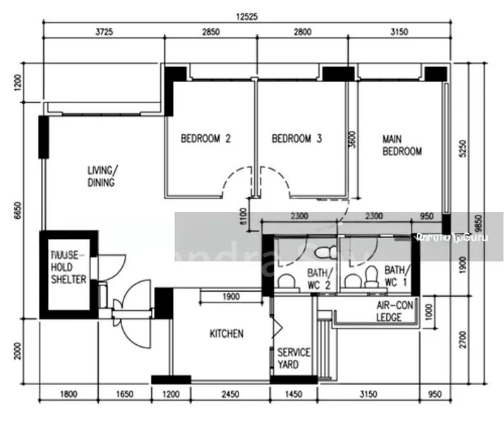 4 Room (4STD) HDB for Rent in  70C Telok Blangah Heights - Image 13