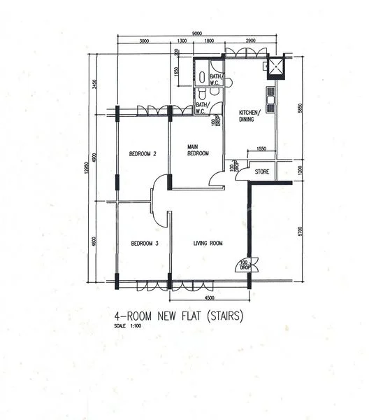4 Room (4NG) HDB for Sale in  15 Saint George's Road - Image 6