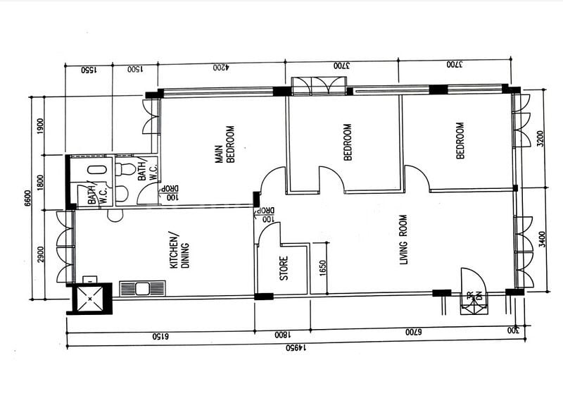 4 Room (4I) HDB for Sale in  510 Bedok North Street 3 - Image 6