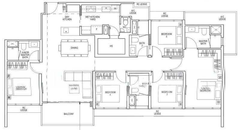 5 Bed Condo for Rent in  Piccadilly Grand / Piccadilly Galleria - Image 5