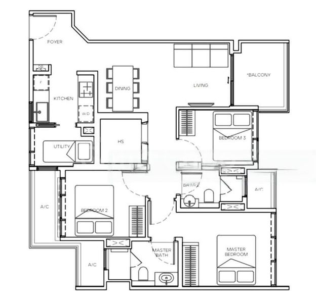 3 Bed Condo for Rent in  Mori - Image 12