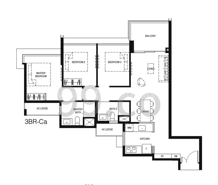 3 Bed Apartment (Condo) for Rent in  Normanton Park - Image 13