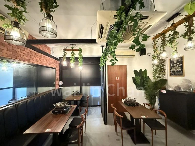 Shop / Shophouse for Rent: Shophouse w/ Mezzanine Office, Retail Interior Design for Hair Salon - Image 1